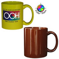 11 Oz. Brown Stoneware Mug - 4-Color Process